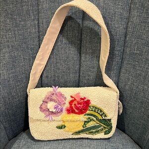 Viral beaded flower bag NEW